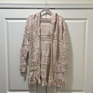 NEW | Boho Cream Knit Cardigan
